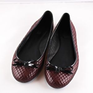 Michael Kors Melody Quilted Embossed Ballet flat B69